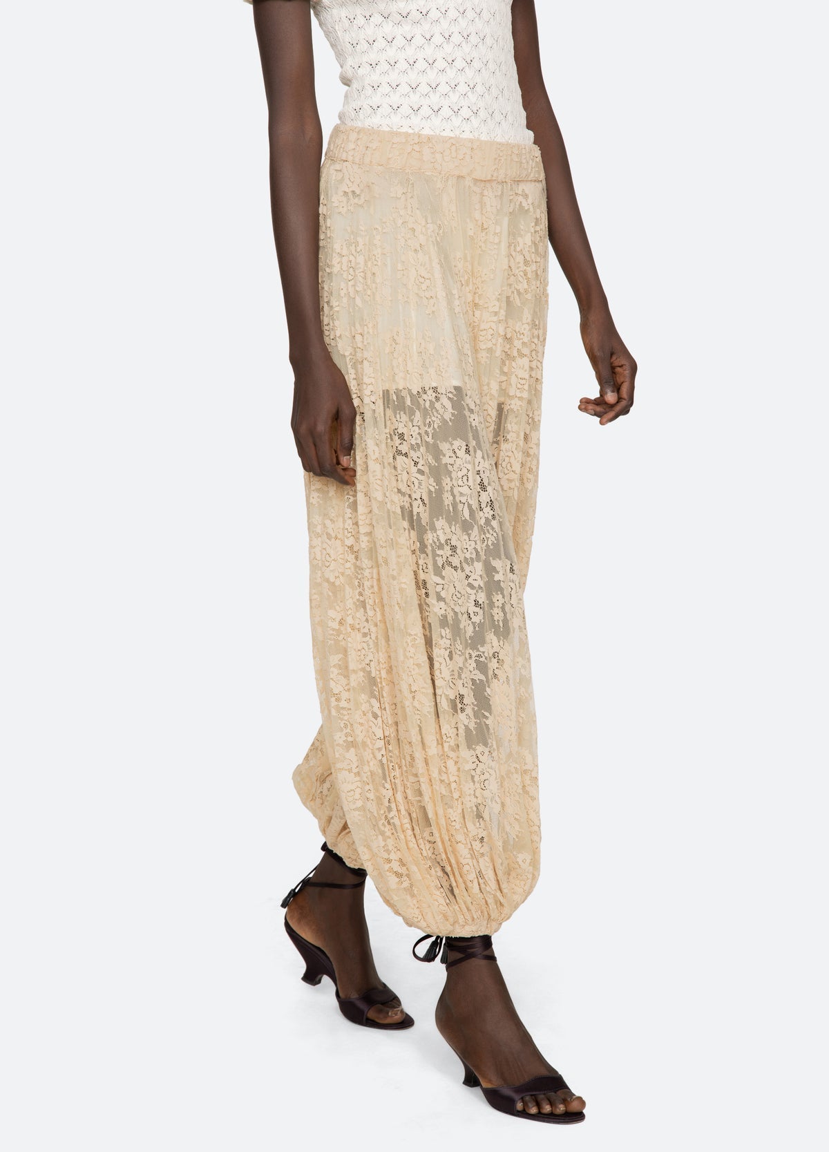 Sharleen Lace Pant Khaki