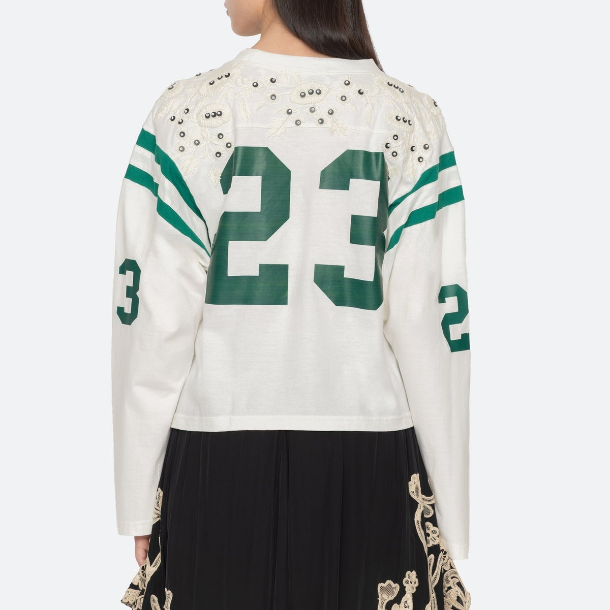 Georgie Sportswear L/SLV Tee Cream
