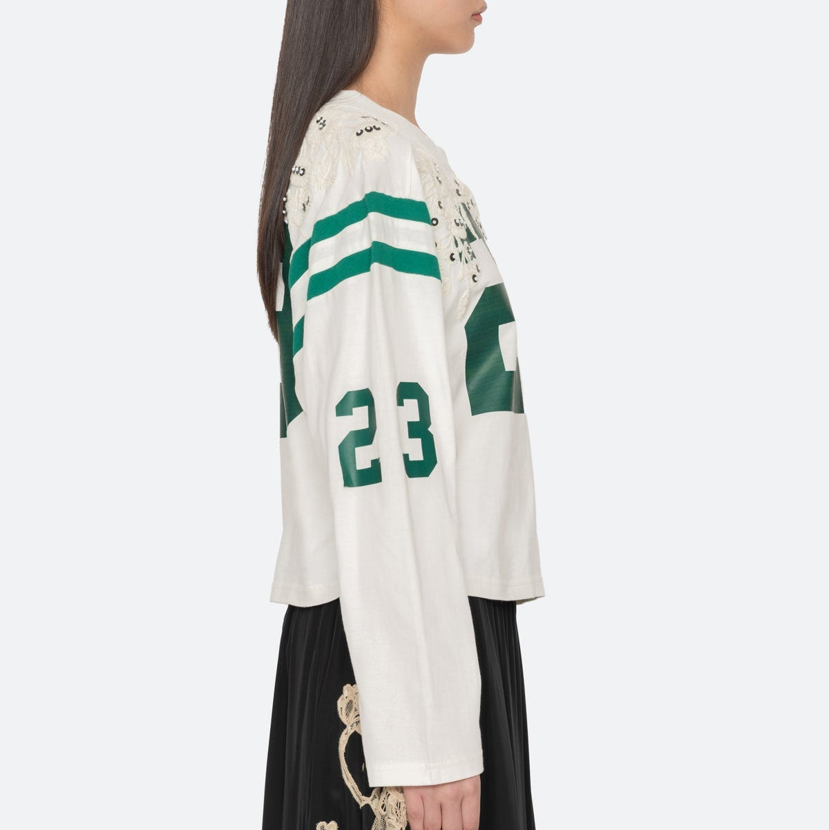 Georgie Sportswear L/SLV Tee Cream