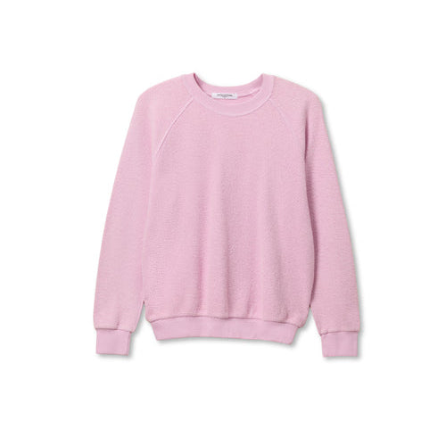 Ziggy Shrunken Crew Sweatshirt  Sugar Pink