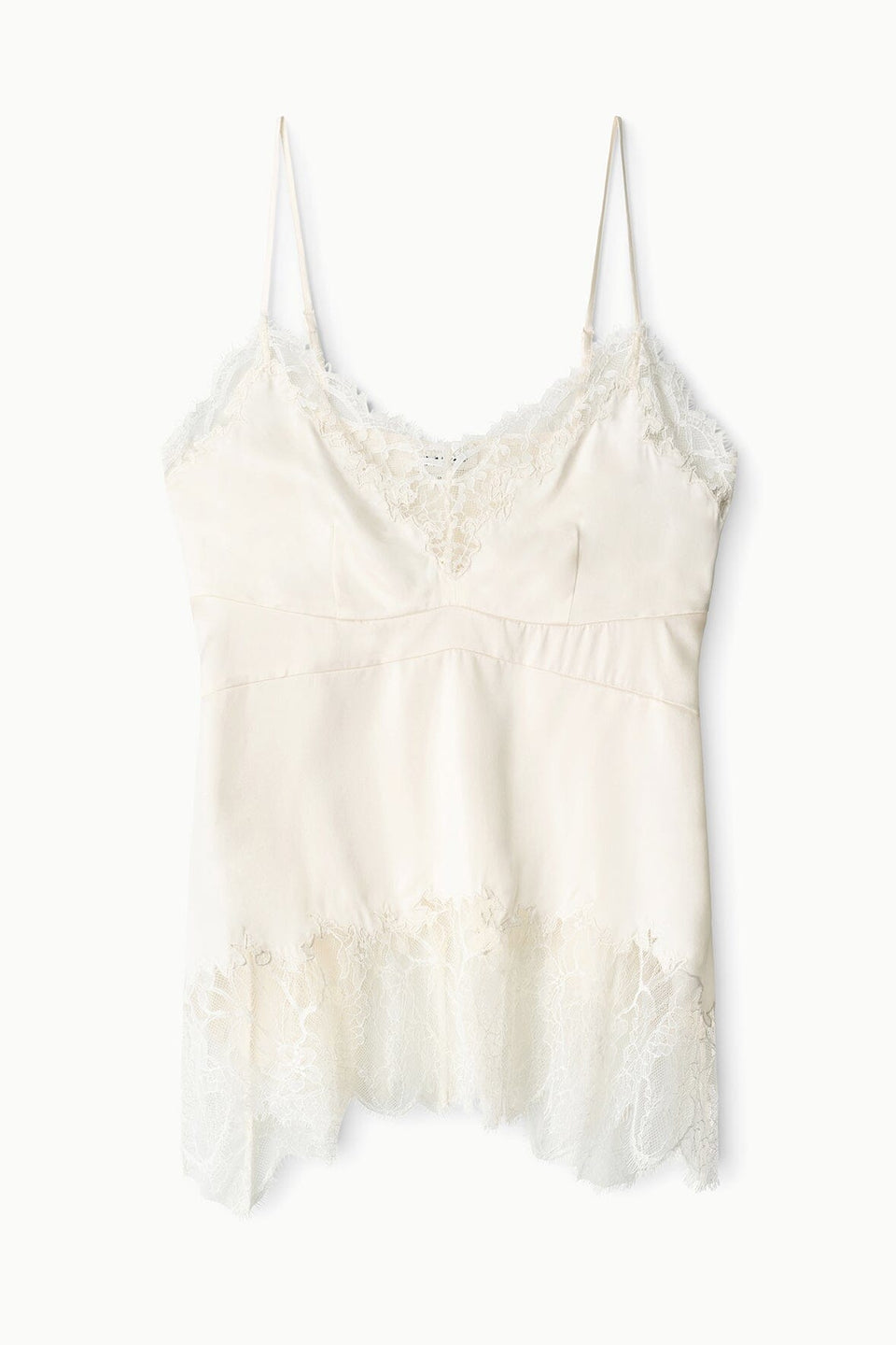 Lina Silk Top Ivory