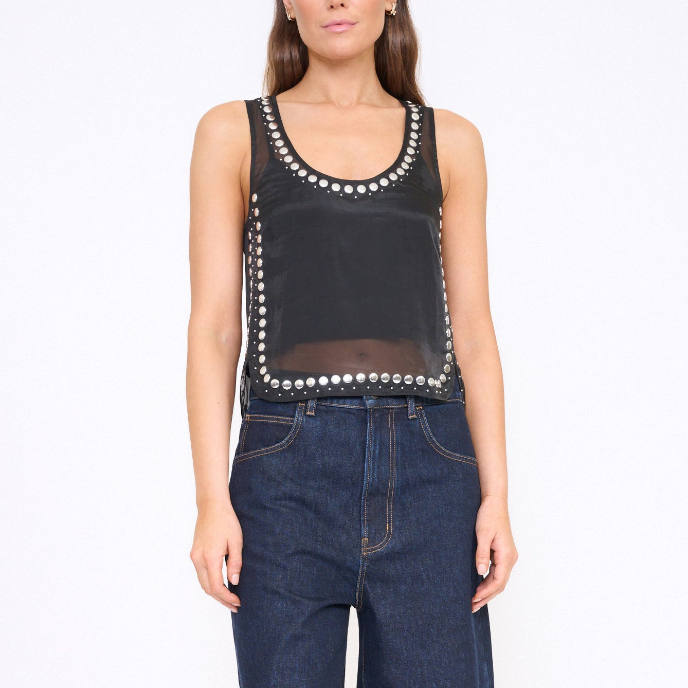Cara Top Black Studs