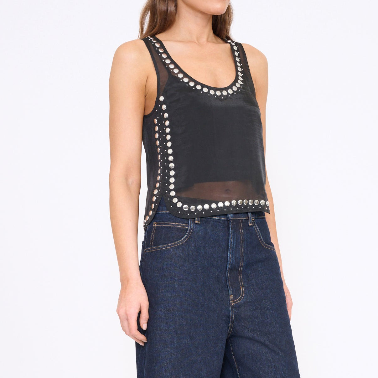 Cara Top Black Studs
