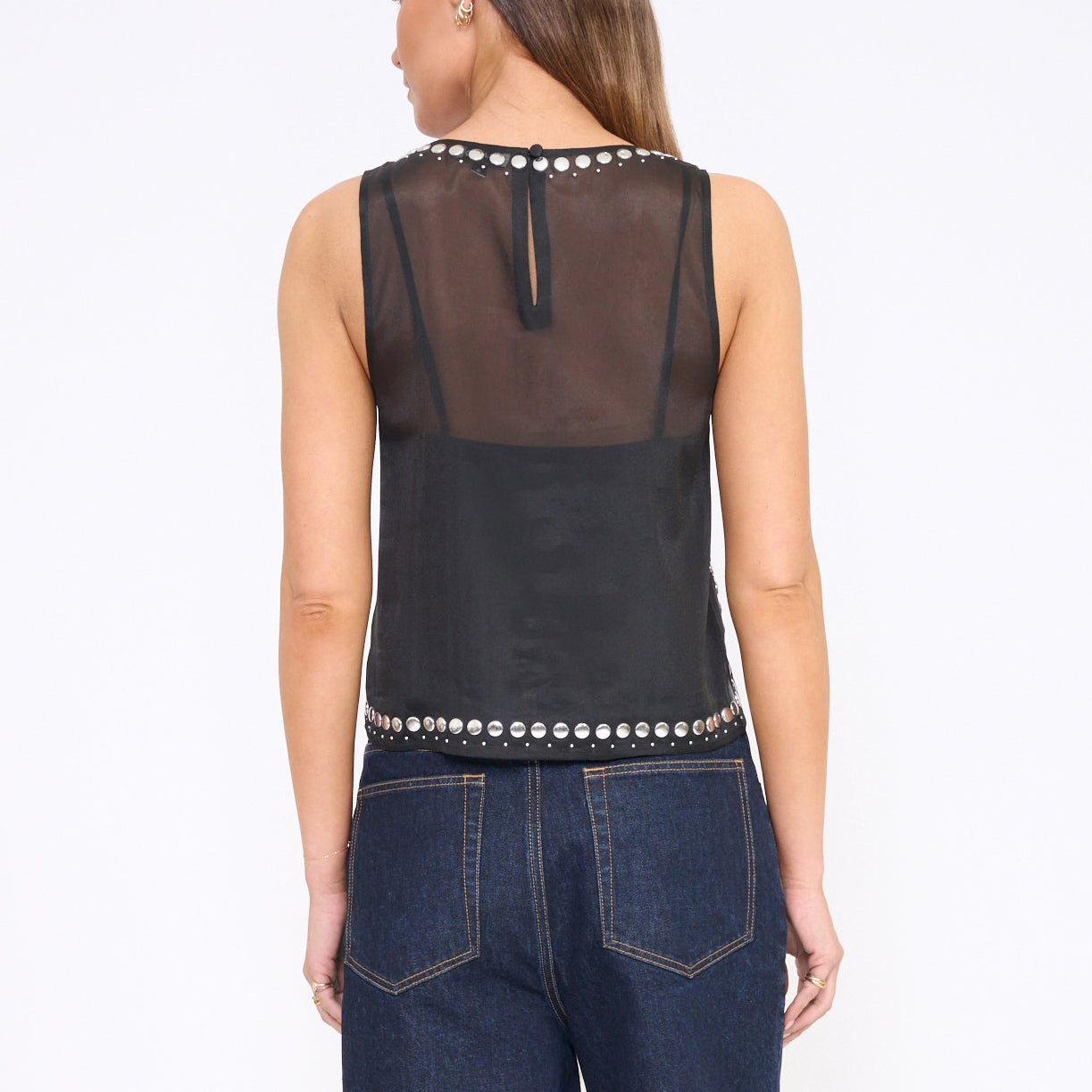Cara Top Black Studs