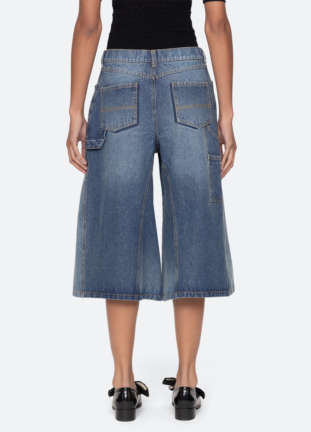 Lyssa Denim Culottes Blue