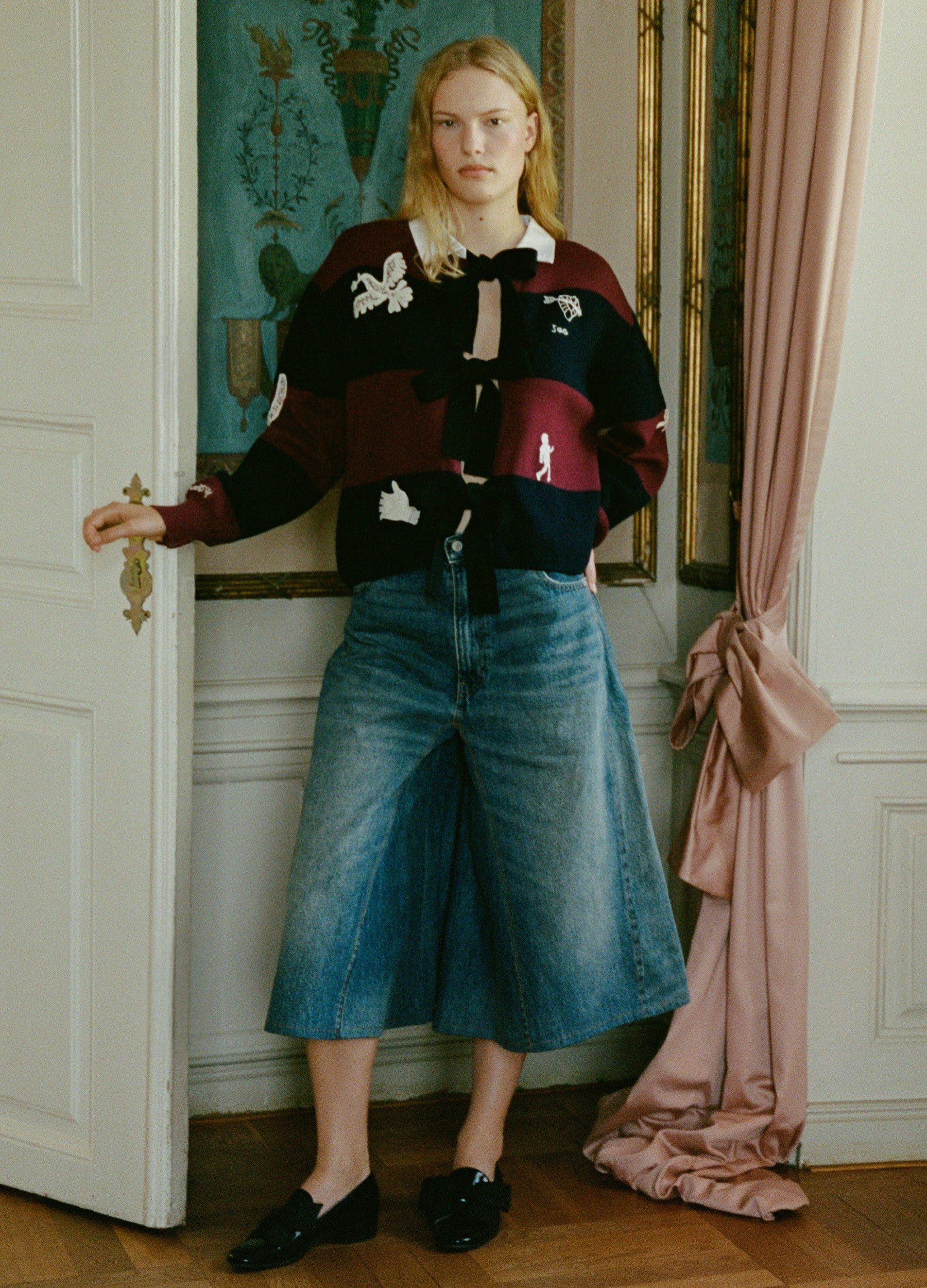 Lyssa Denim Culottes Blue