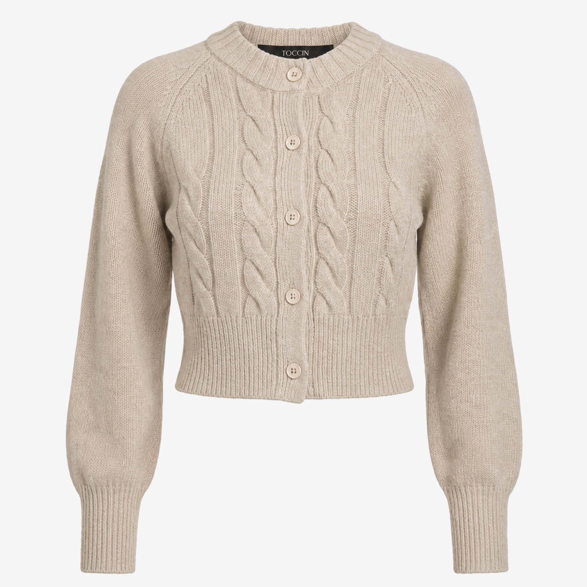 Rita Cardigan Beige Melange