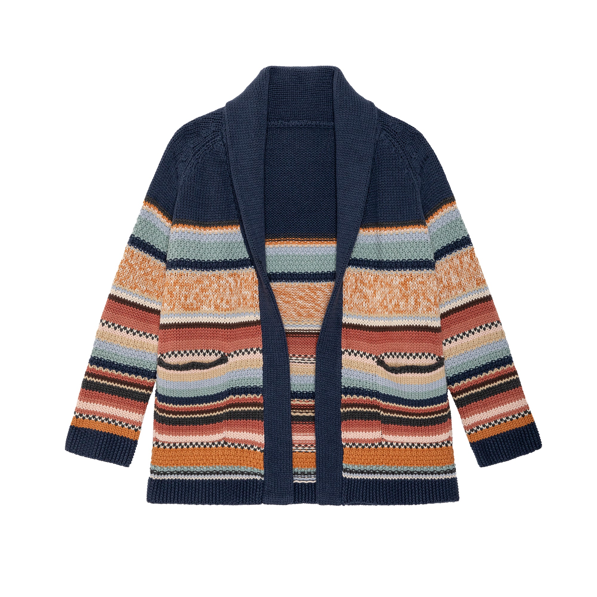 The Mountain Lodge Cardigan Taos Stripe