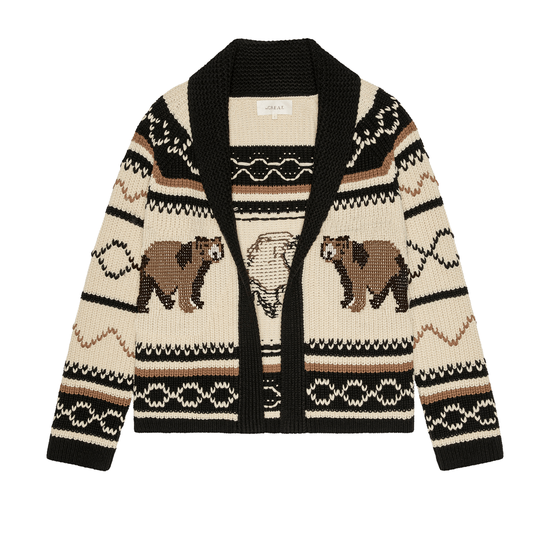 The Bear Lodge Cardigan Black
