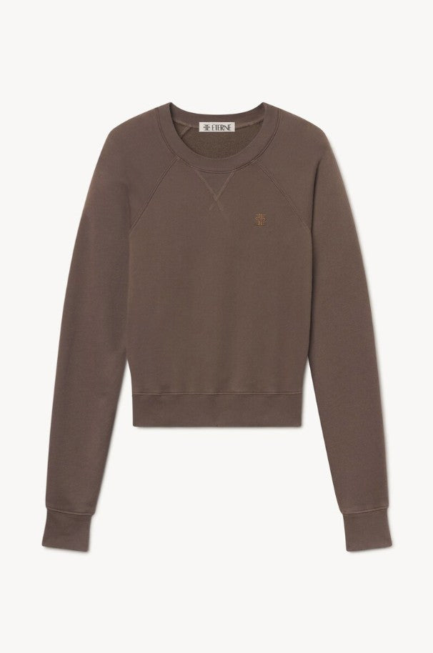 Shrunken V-Stitch Raglan Mushroom