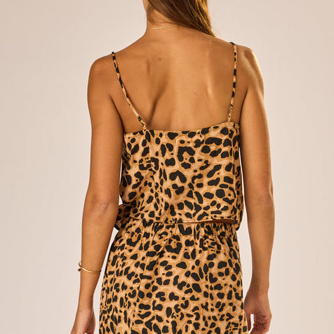 Fern Cami Leopard Cotton
