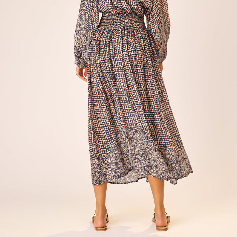 Bella Skirt Delphi Ink