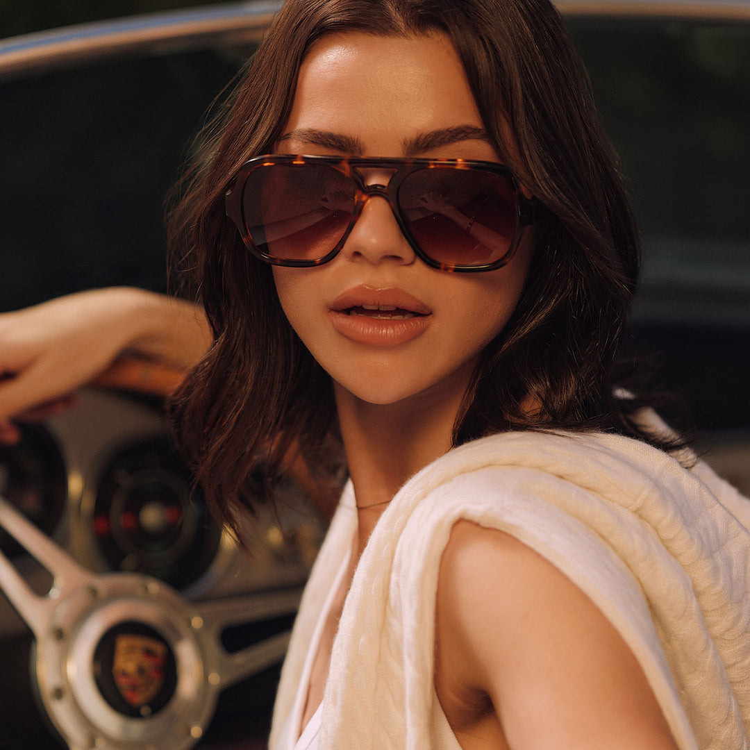 Layton Rich Tortoise Brown Gradient Sunglasses