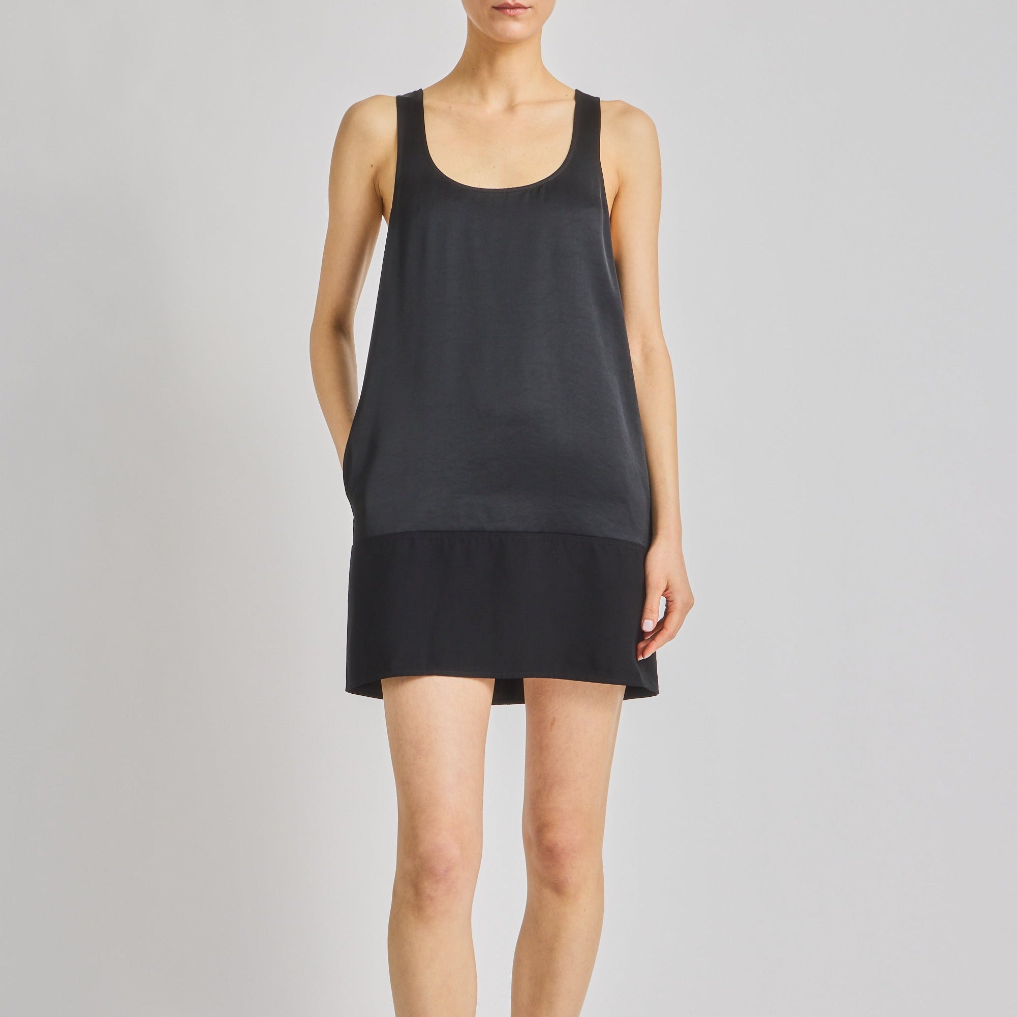 Maro Mini Shift Dress Black