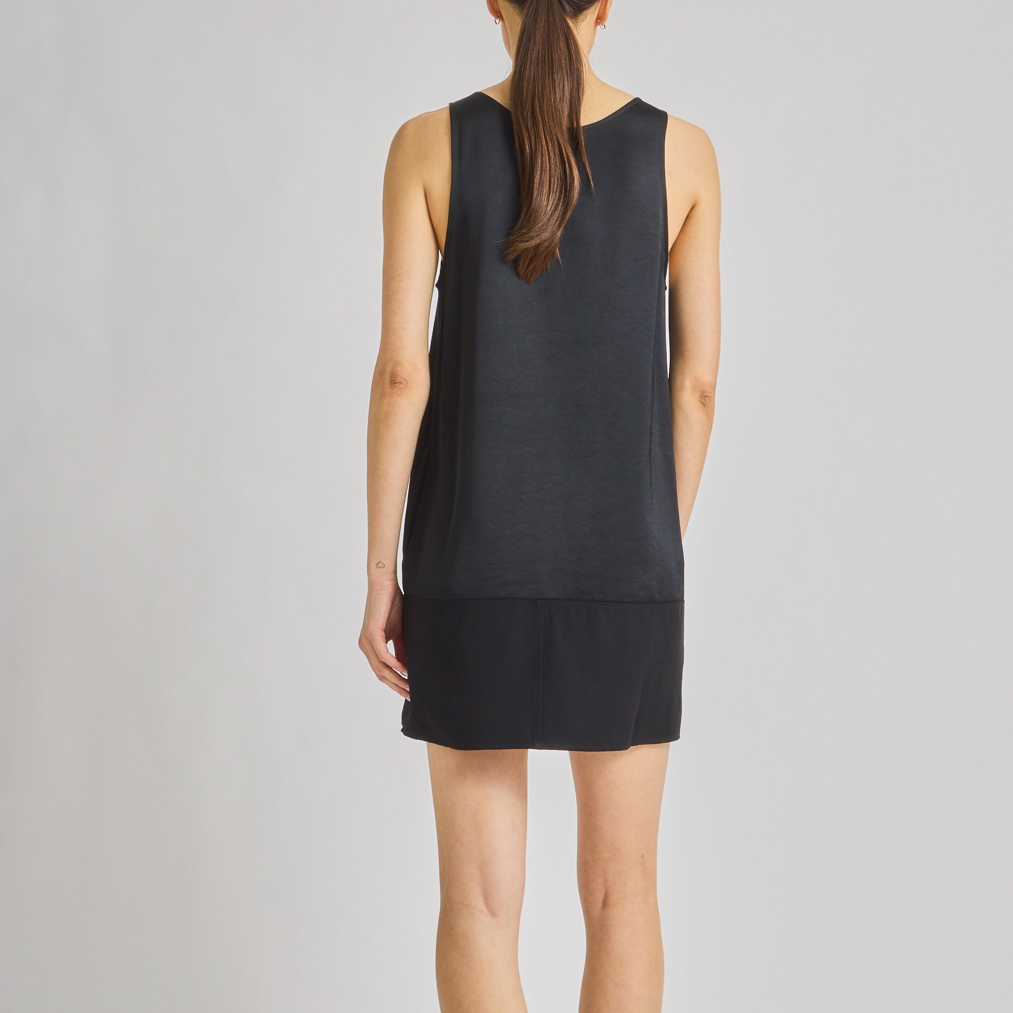 Maro Mini Shift Dress Black
