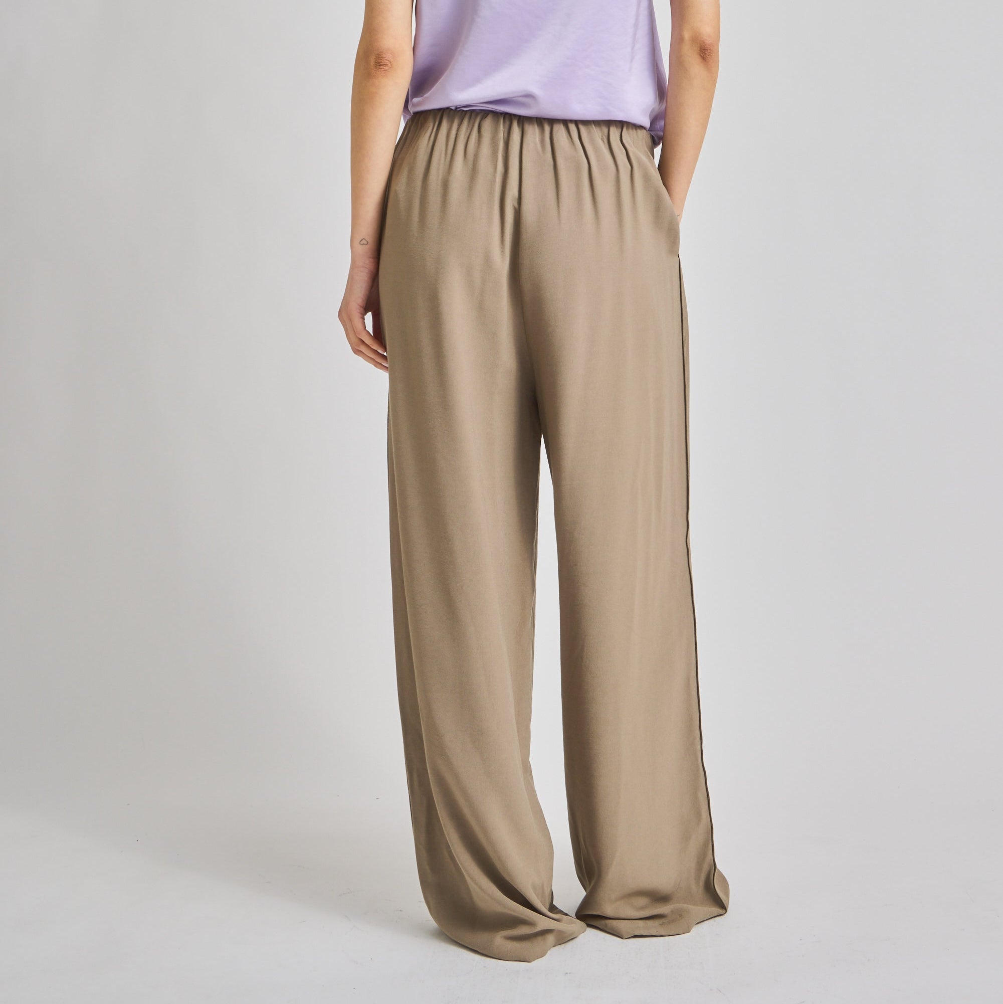 Matte Paige Pull-On-Pant Cobblestone