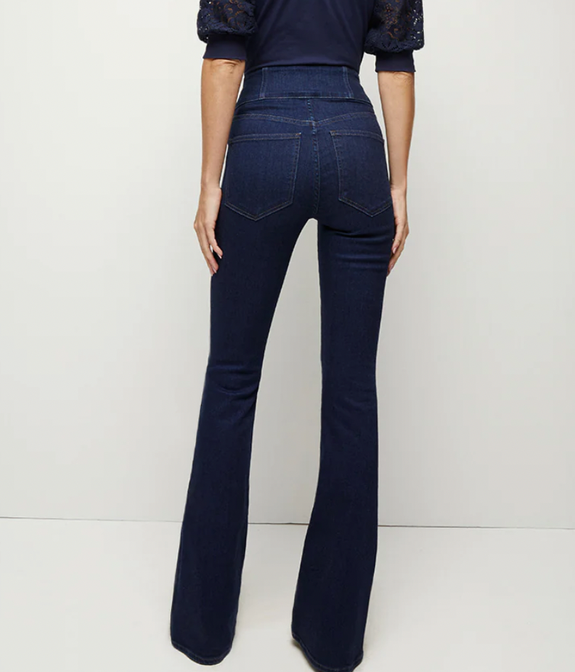 Beverly High Rise Skinny Flare Rodeo Rinse