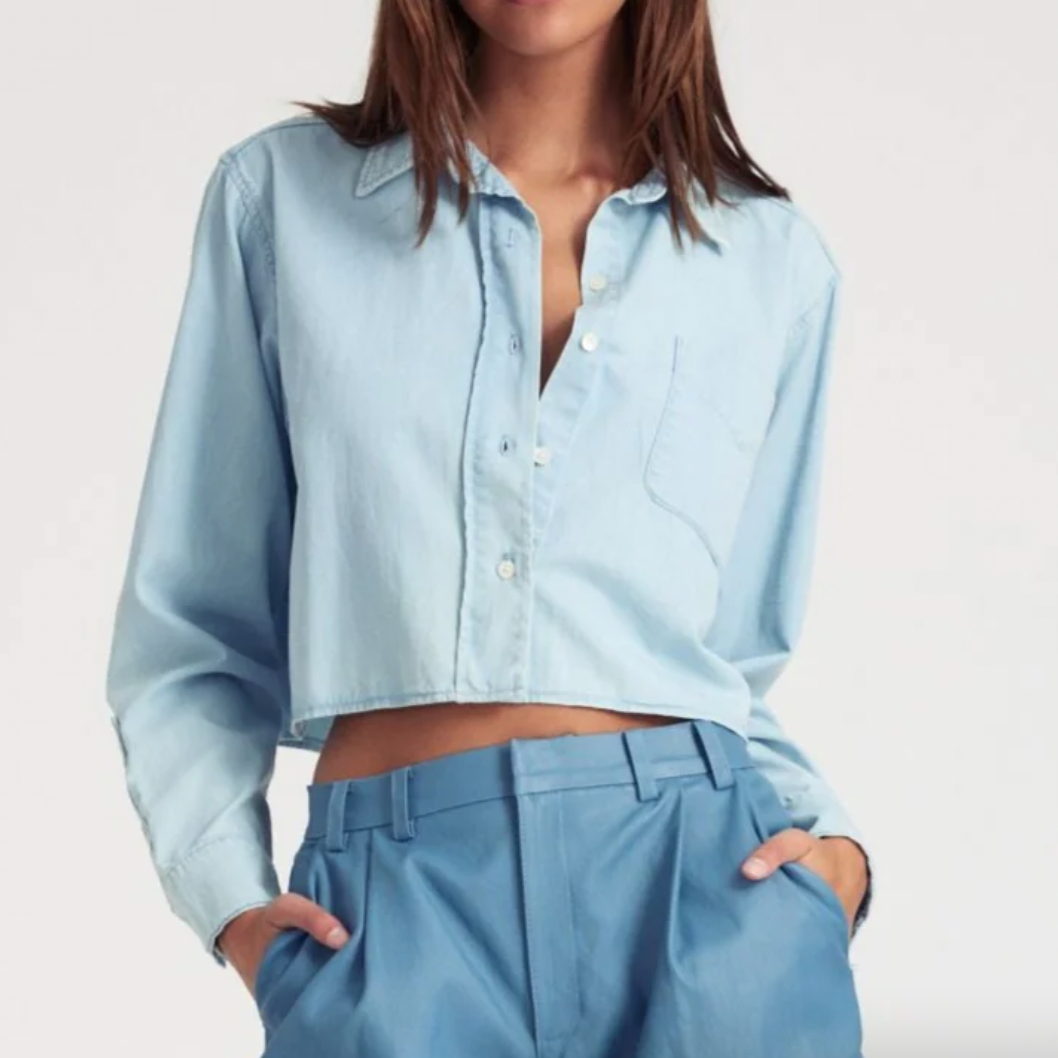 Cropped Button Up