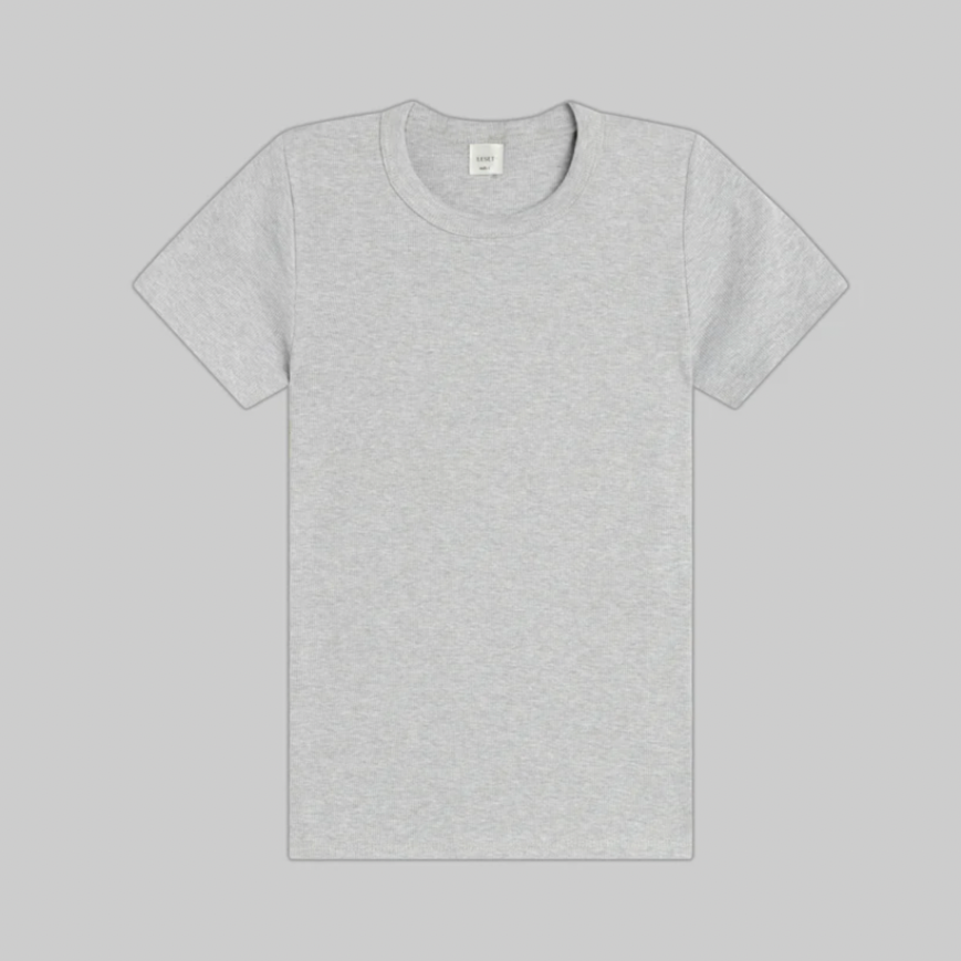 Kelly Slim Fit Tee Heather Grey