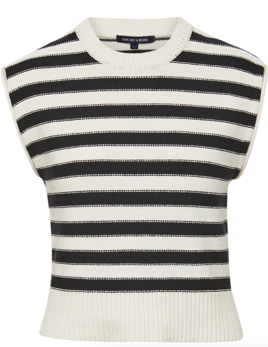 Vera Sweater White/Black