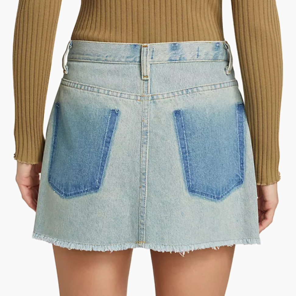 Alba Denim Mini Skirt Blue