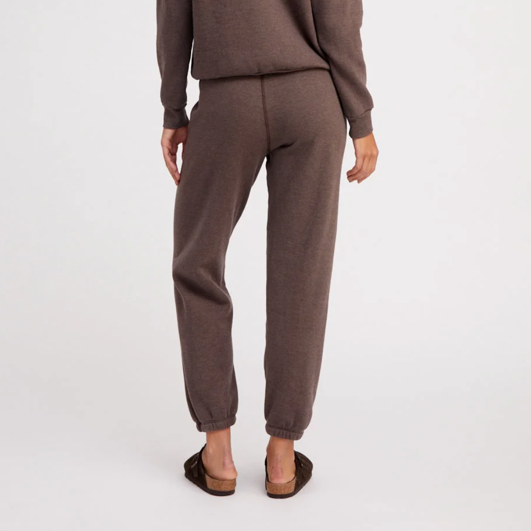 Heart Sweatpant Heathered Brown