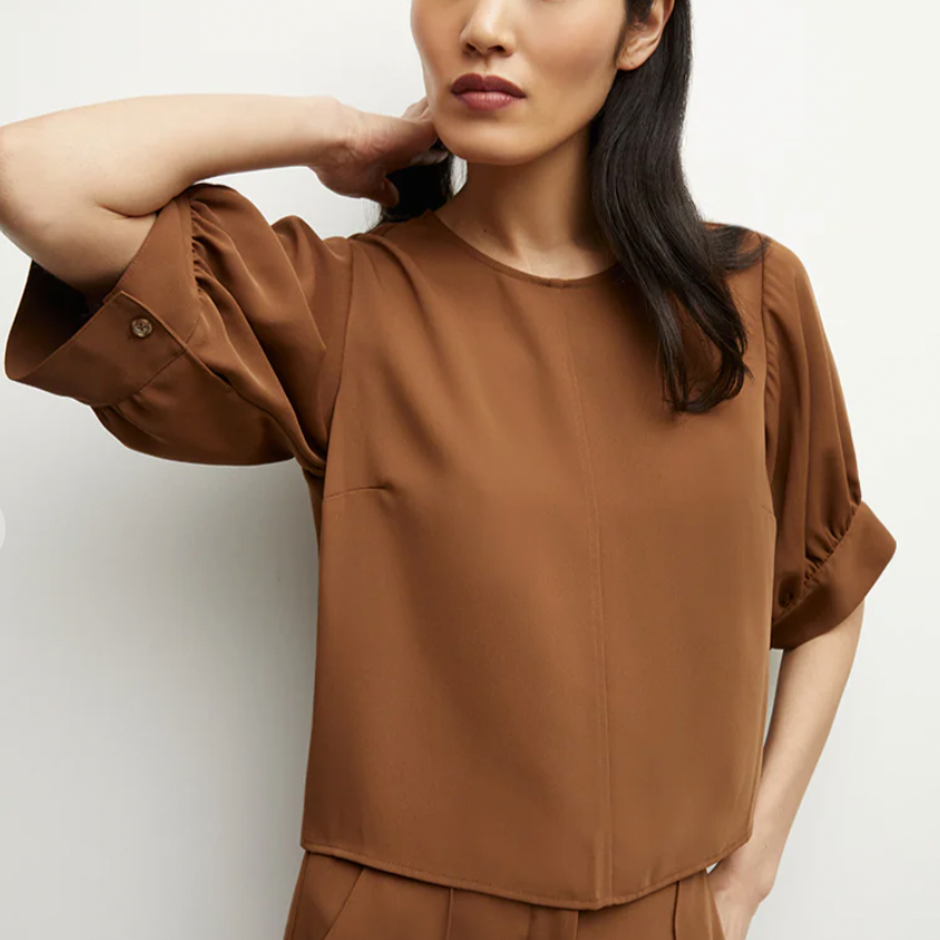 Margaret Top Deep Ochre