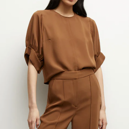 Margaret Top Deep Ochre