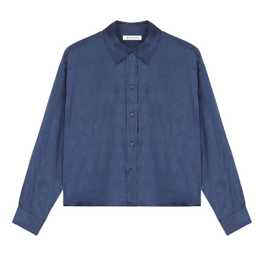 Hester Blouse Orient Blue