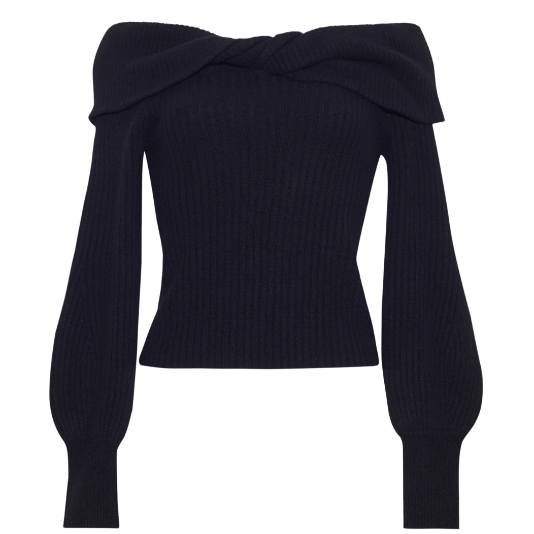 Salma Knit Top Black