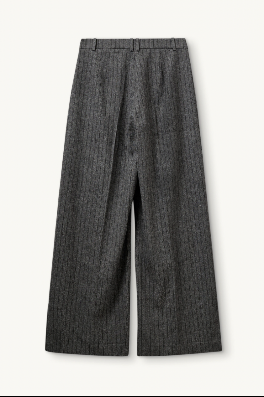 Tilda Pants Grey/Blk Stripe