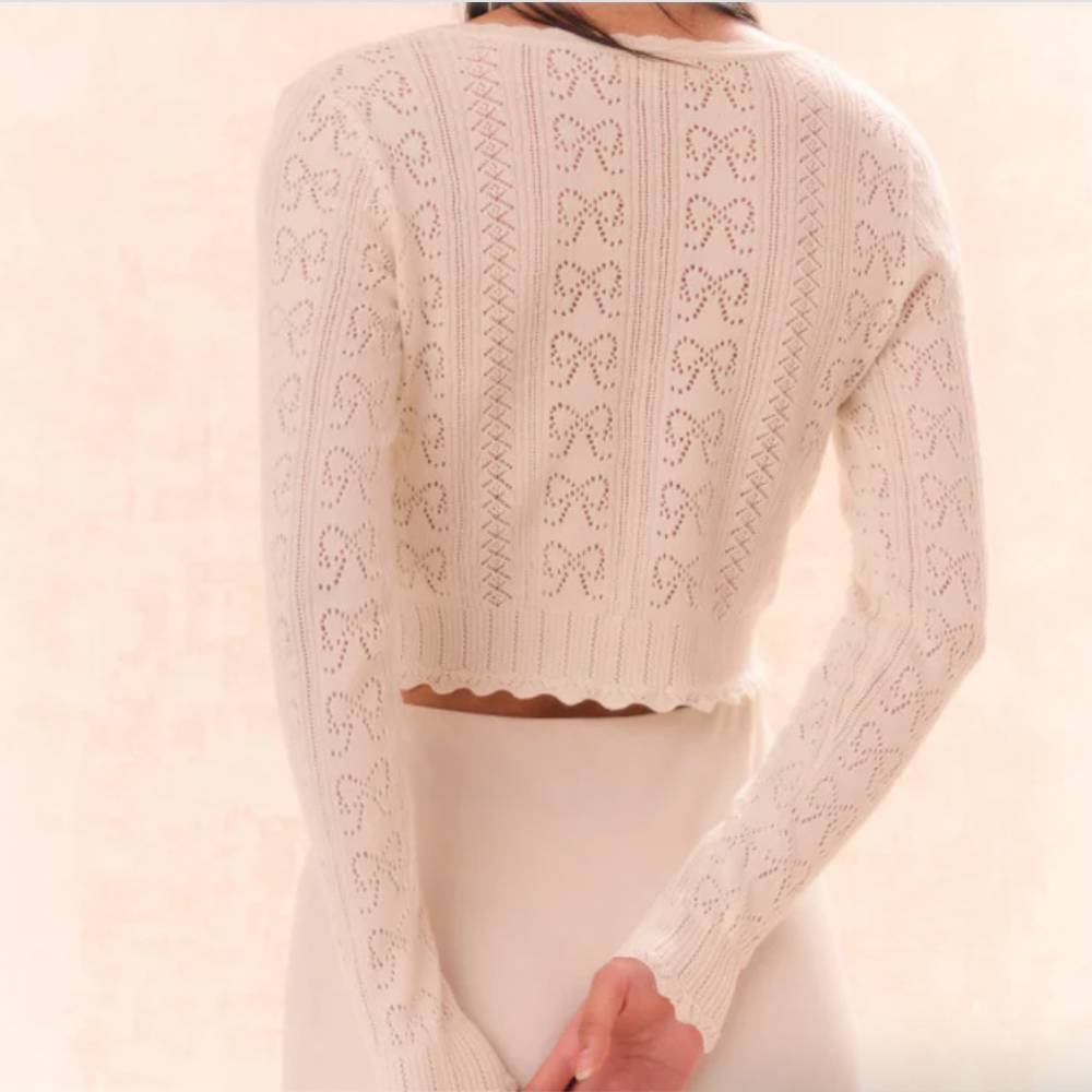 Petra Cardigan Ivory