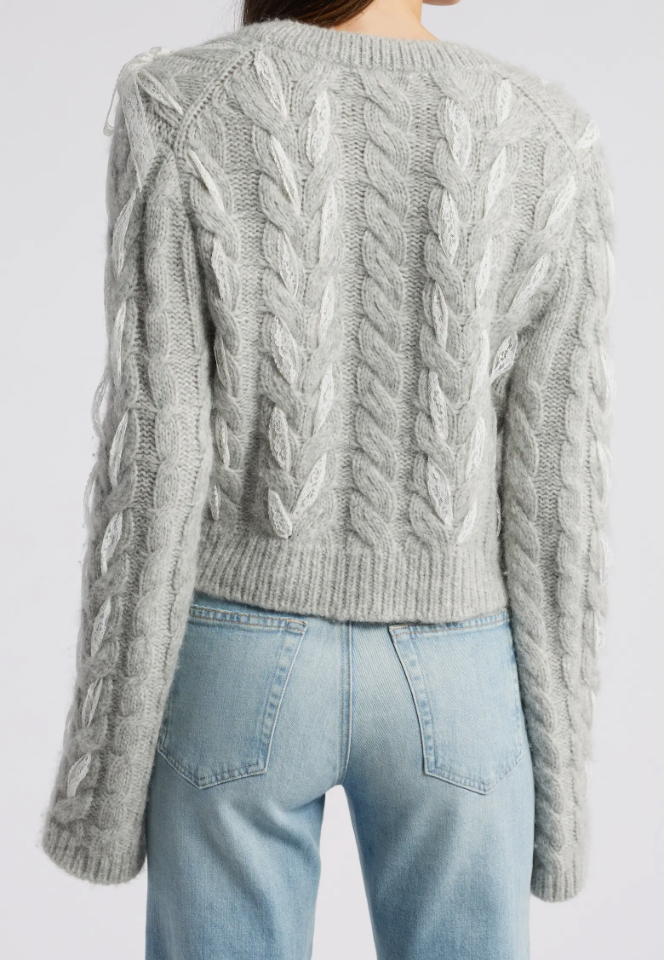 Louella Cardigan Silver Mist