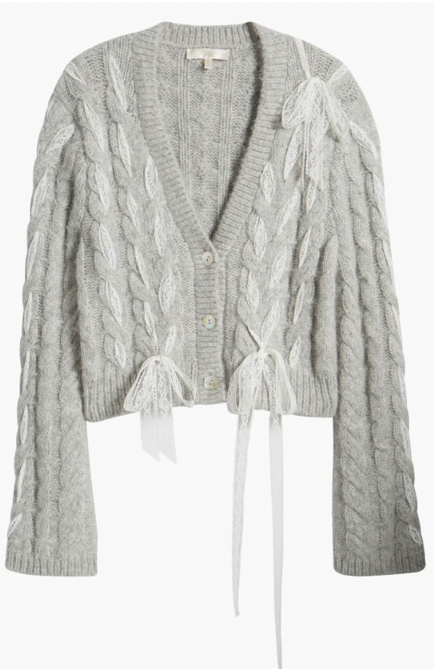 Louella Cardigan Silver Mist