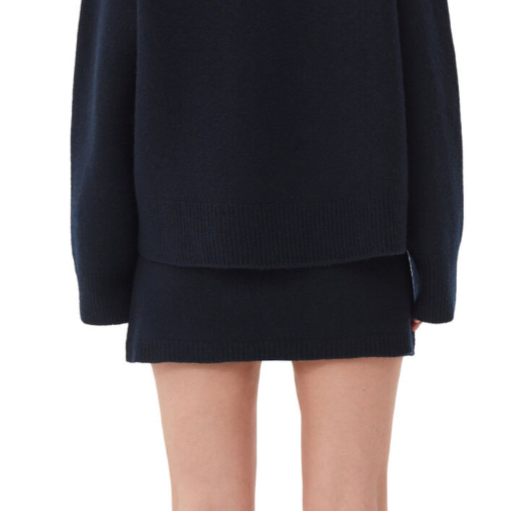 Dark Blue Mini Skirt