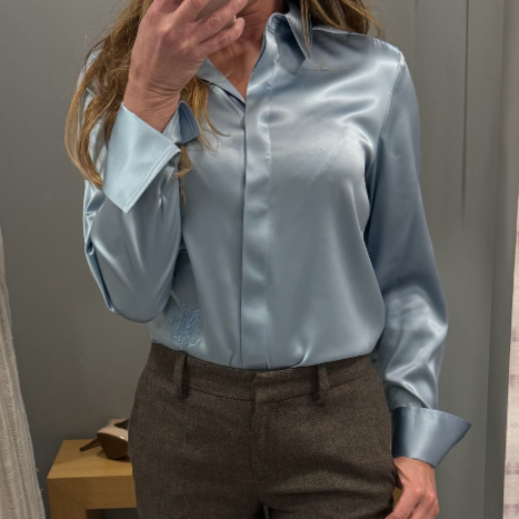 Regina Blouse Bleu Ciel