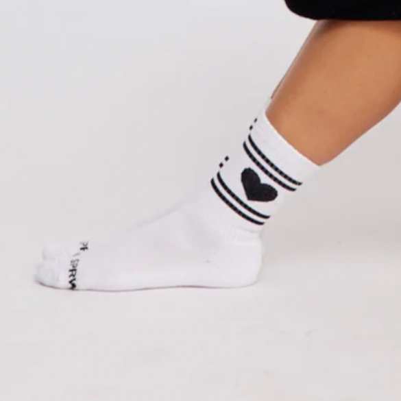 Heart Logo Crew Sock