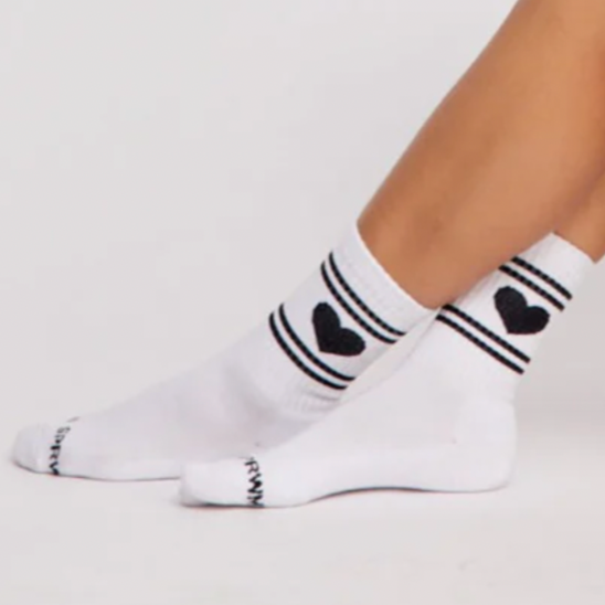 Heart Logo Crew Sock