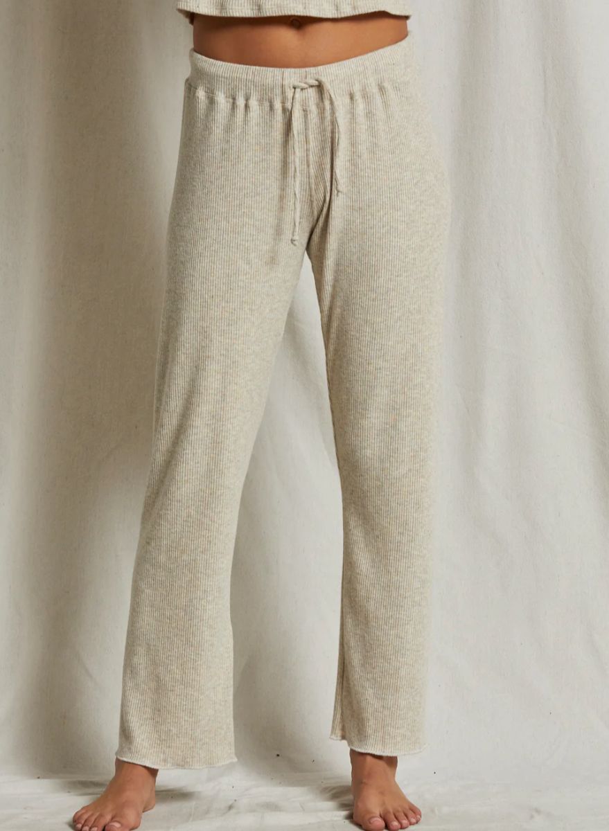 Leann Straight Leg Pant Heather Oatmeal