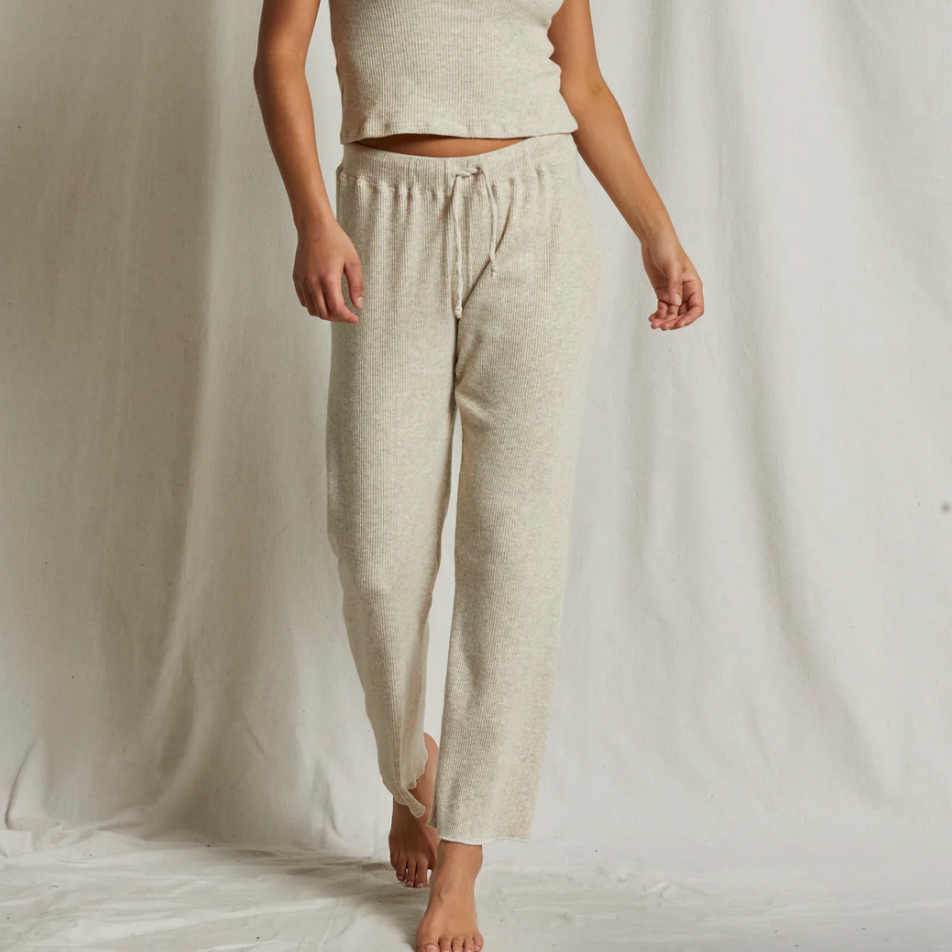 Leann Straight Leg Pant Heather Oatmeal