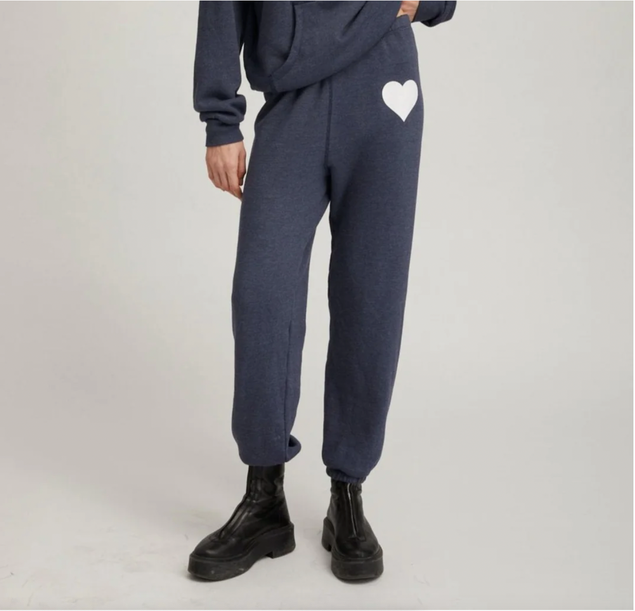 Heart Sweatpants Navy