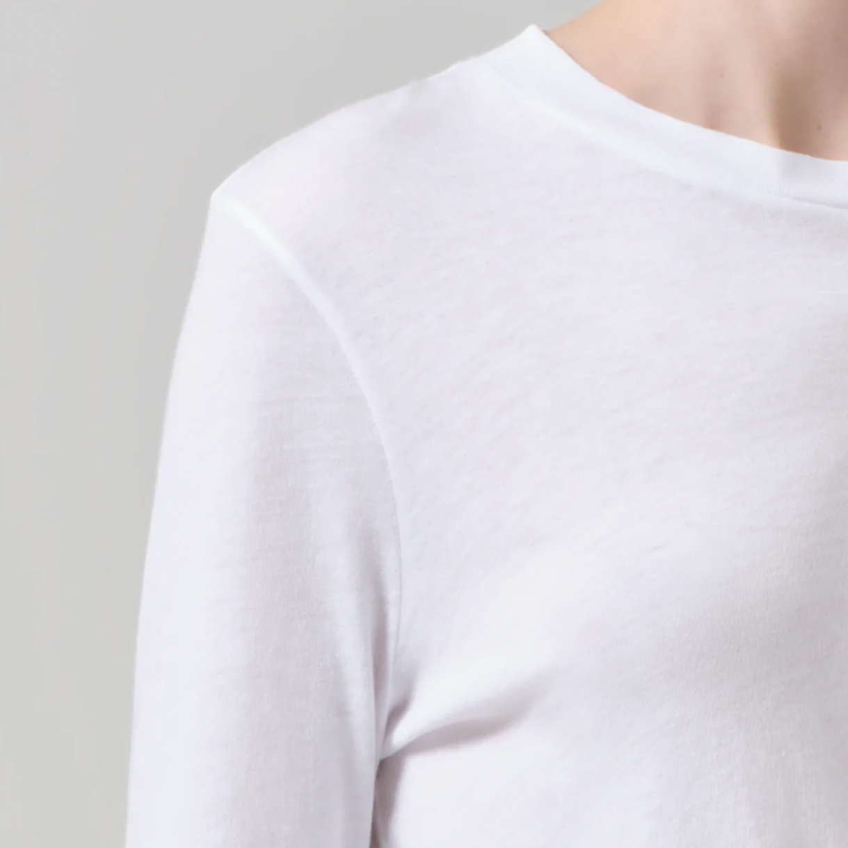 Sabine Cropped L/S Tee White