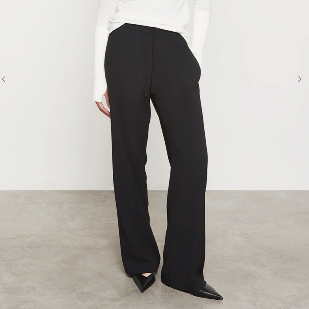 Crepe Resort Pant Black