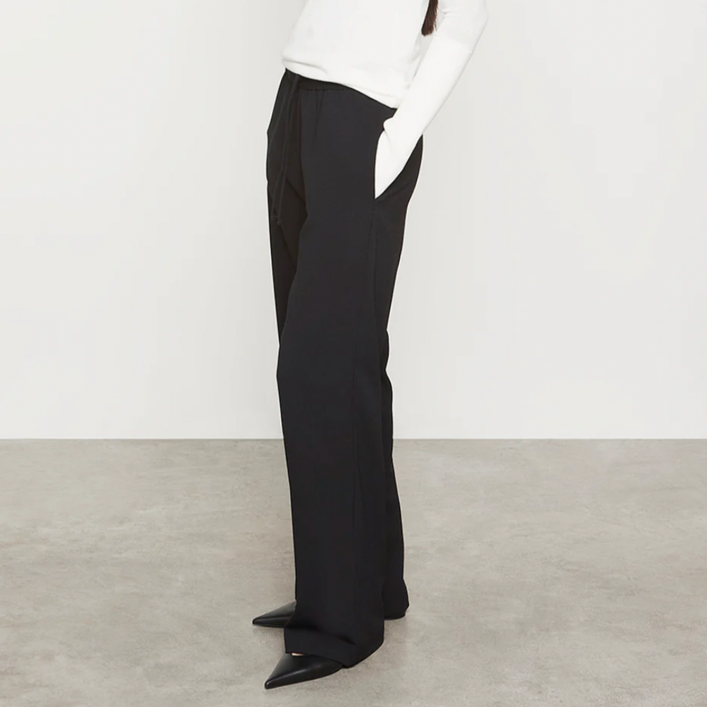 Crepe Resort Pant Black