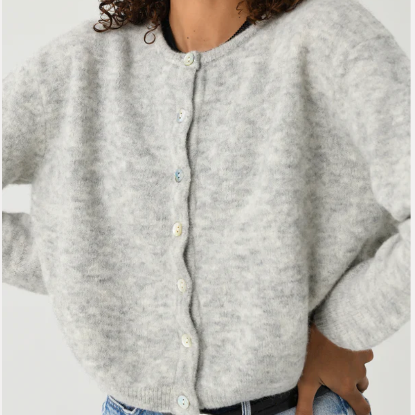 Vitow Cardigan Gris Clair