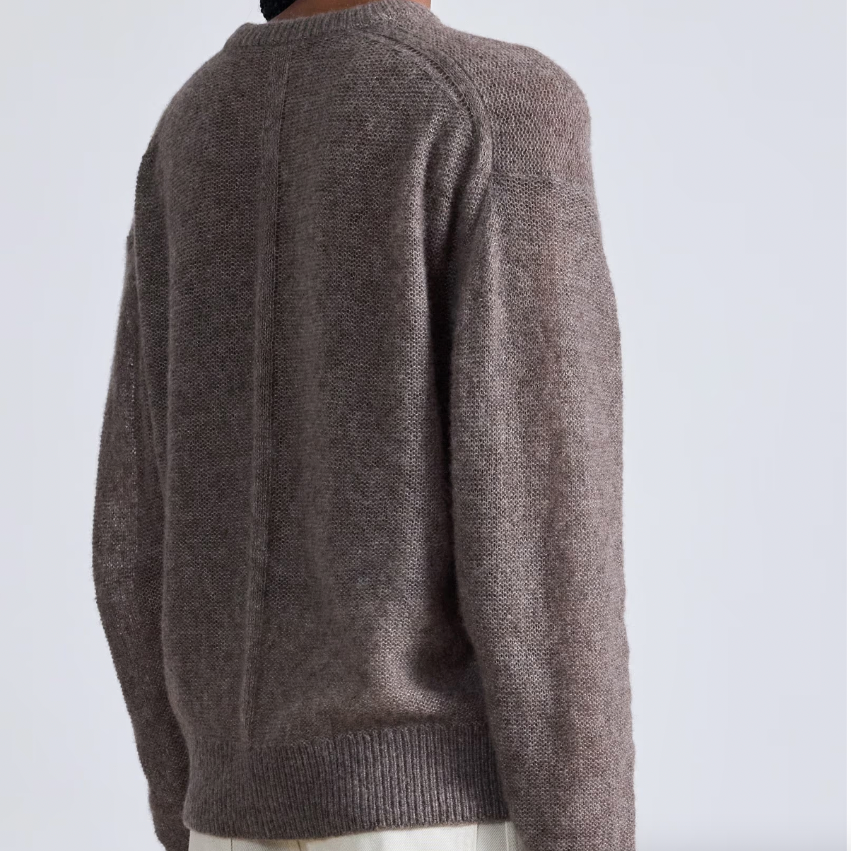 Tissue Weight Sweater Hazelnut