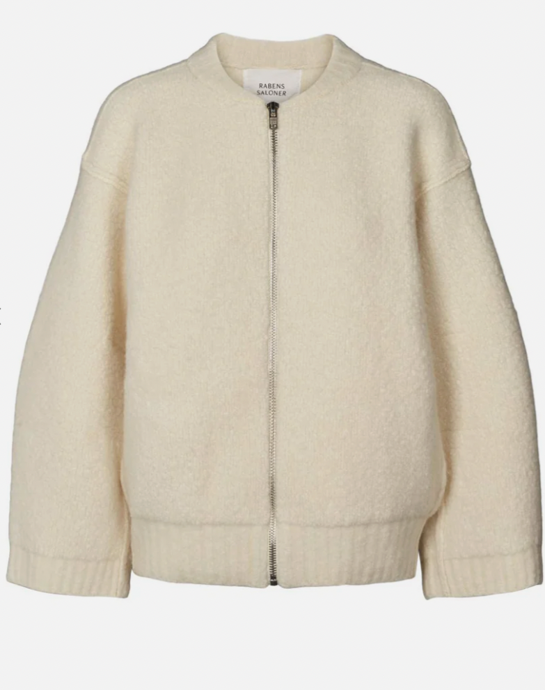 Sig Sheep Knit Bomber Chalk