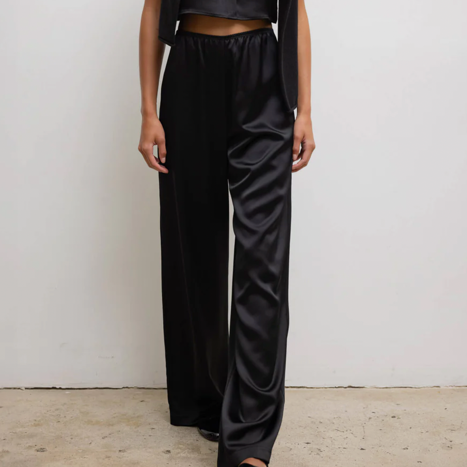 Barb Wide Leg Pant Black