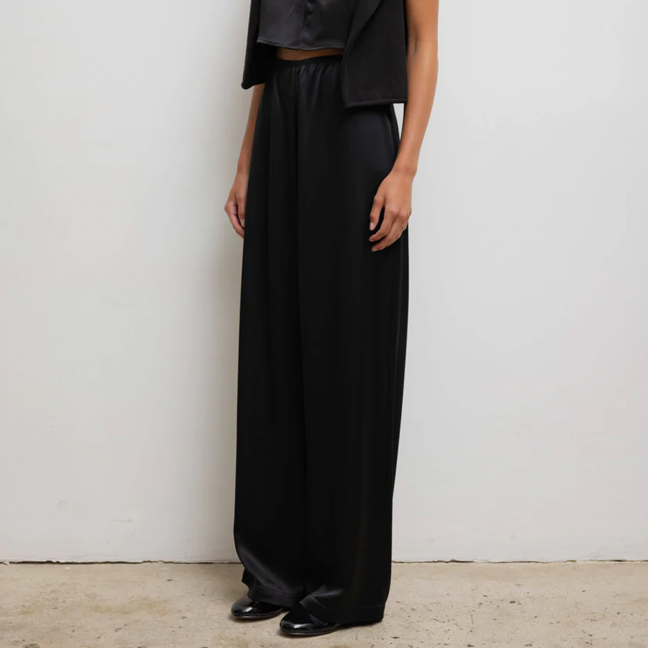 Barb Wide Leg Pant Black