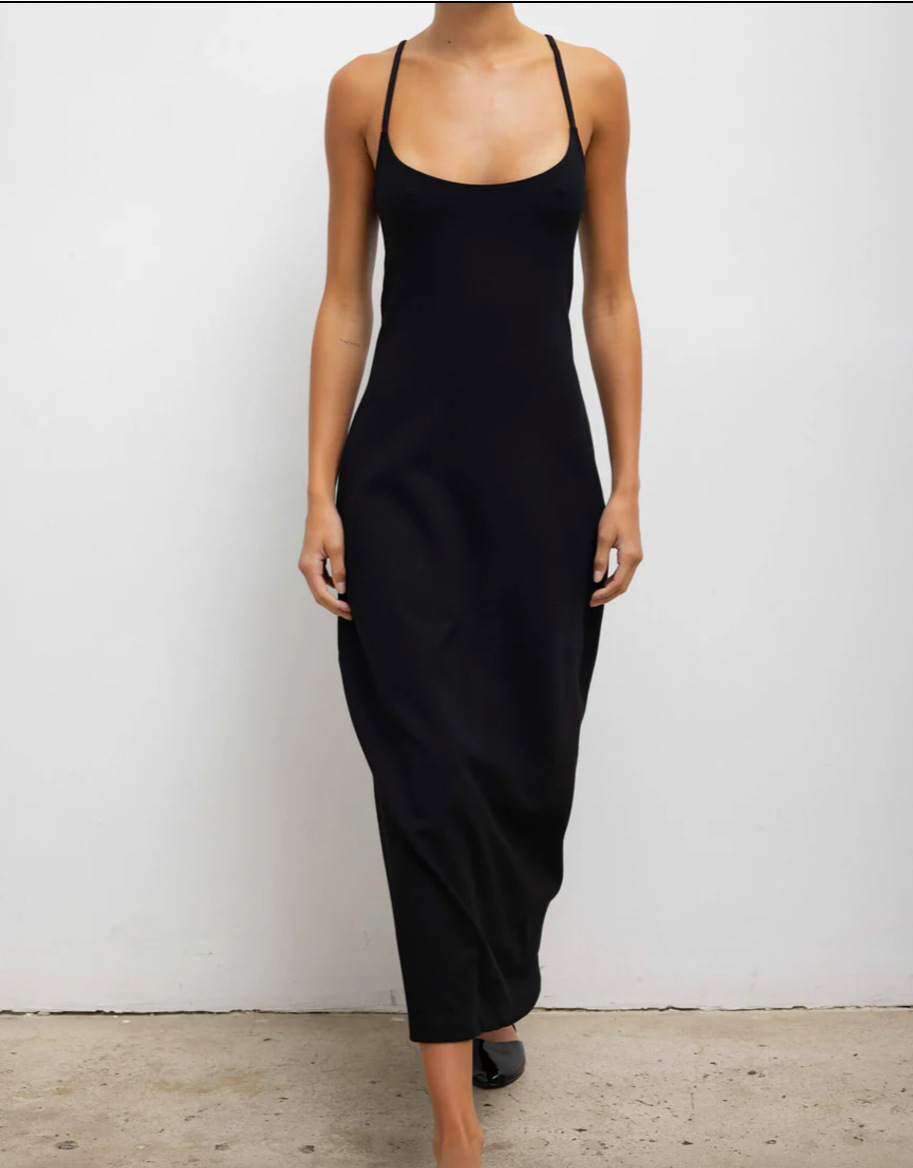 Rio Maxi Tank Dress Black